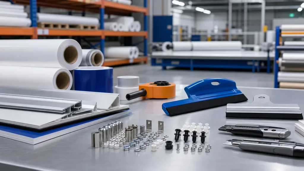 Advertising accessories for sign making