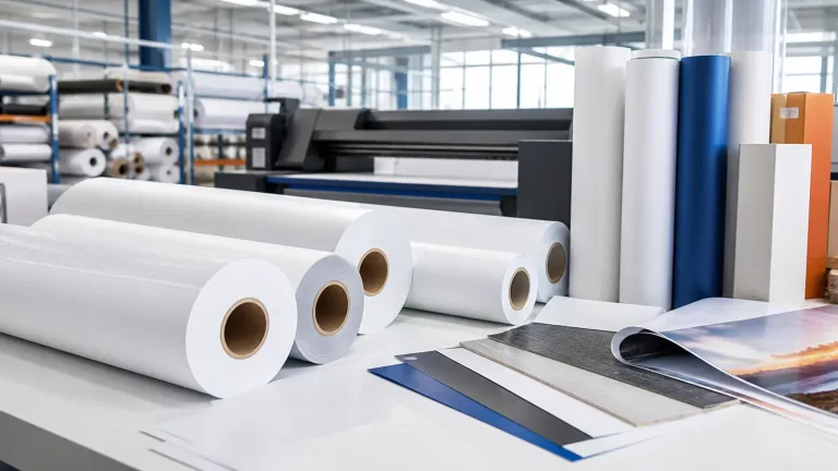 Printing Materials thickness display
