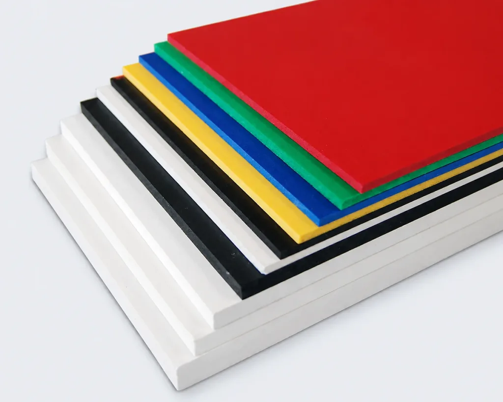 Pvc Foam Board Color Layered Stack